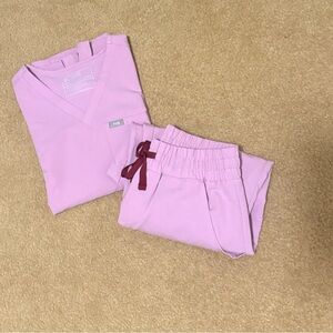 Figs Catarina and High Waisted Joggers Scrub Set